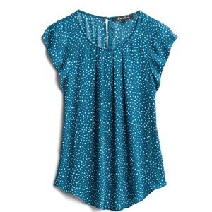 NWT StitchFix Alice Blue Teal Blouse size Small